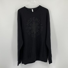 Red Hot Chili Peppers RHCP black sweatshirt asterisk logo asterisk men new XXL