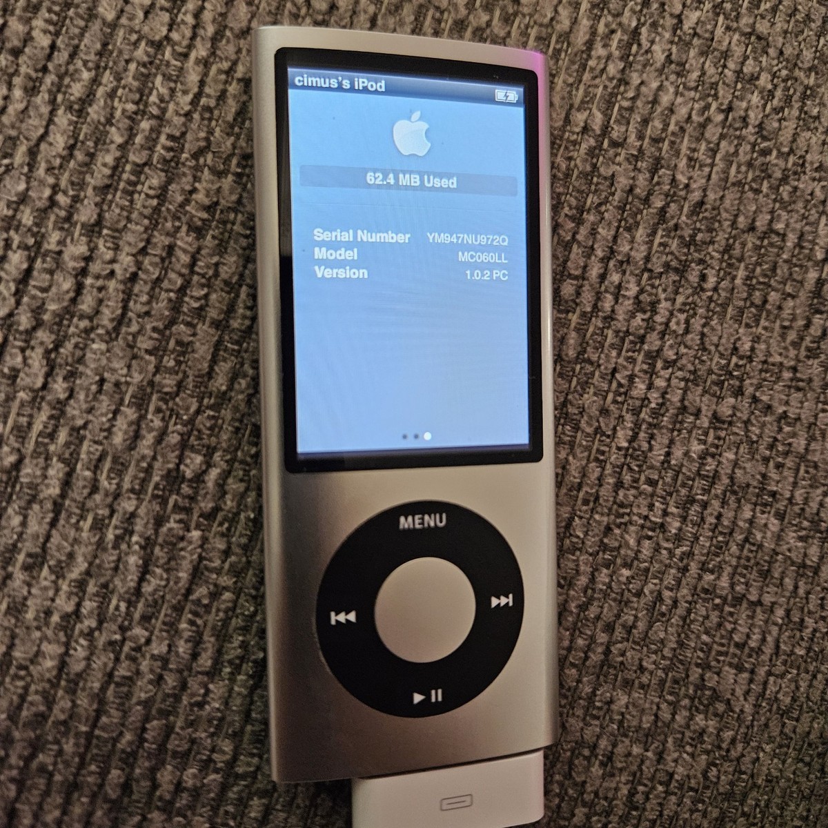 iPod nano 第5世代 16GB シルバー Apple iPod nano 5th Generation Silver (16 GB) for sale