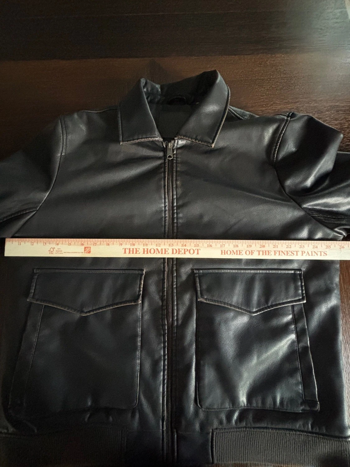 Levi's Men's Faux Leather Bomber Jacket Coat Brown XL New With Tags MSRP $195 - product detail image 14