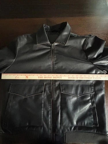 Levi's Men's Faux Leather Bomber Jacket Coat Brown XL New With Tags MSRP $195 image 14