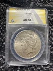 1935 Peace Dollar AU 58