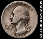 1937 Washington Quarter-Scarce Better Date No Reserve #i2632