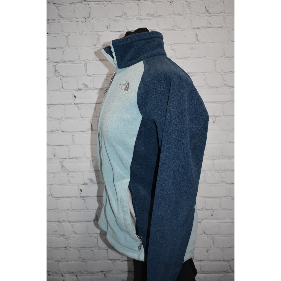 The North Face Fleece Jacket Womens Size Small Full Zip Blue Full Zip - Image 3 of 4