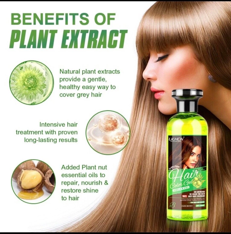 lichen professional hair colour gel natural black - Image 4 of 4