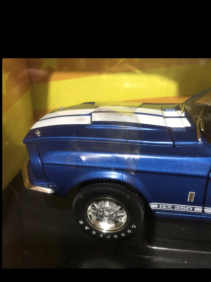 Mustang Shelby GT350 1967 azul 1:18 Ertl American Muscle 33275 Foto 2 de 2