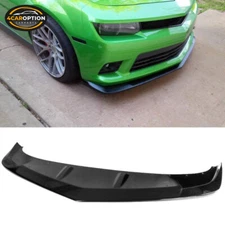 Fits 14-15 Chevy Camaro SS A Style Front Bumper Lip Spoiler Splitter Gloss