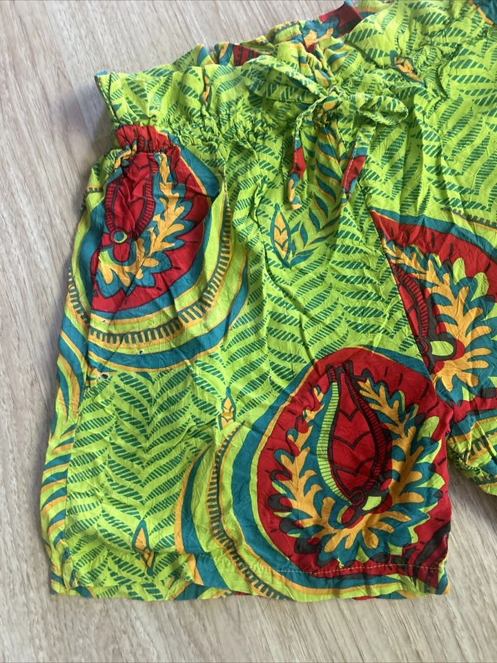 Prod. Dev. Comm. Team Jams World Hawaii Women's Rayon Shorts Vintage 80s 90s Sm - Image 4 of 4