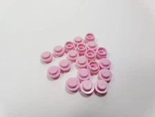 LEGO 20 Pink Round 1x1 Plates N12