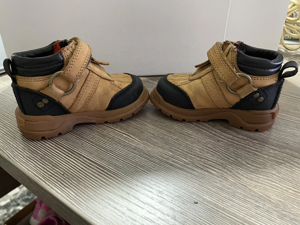 *Excelente Estado* Botas Polo Ralph Lauren Bebé Niño Conquista Cremallera Talla 4.5 Foto 4 de 4