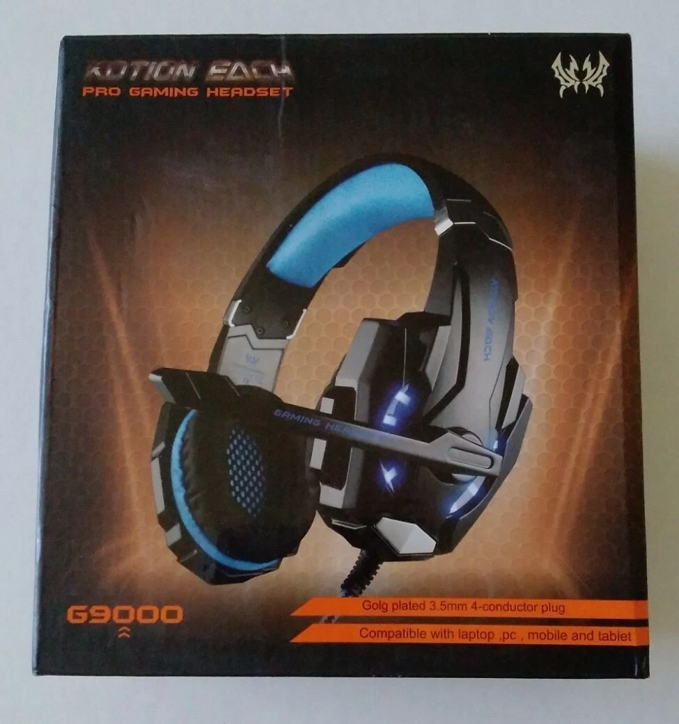 Kotion Each G9000 Stereo Gaming Headset for PS4 PC Xbox One PS5 Noise Cancelling