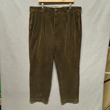 Vintage Polo Ralph Lauren Cords Corduroy Pants Men's 40x29 Brown Trousers USA