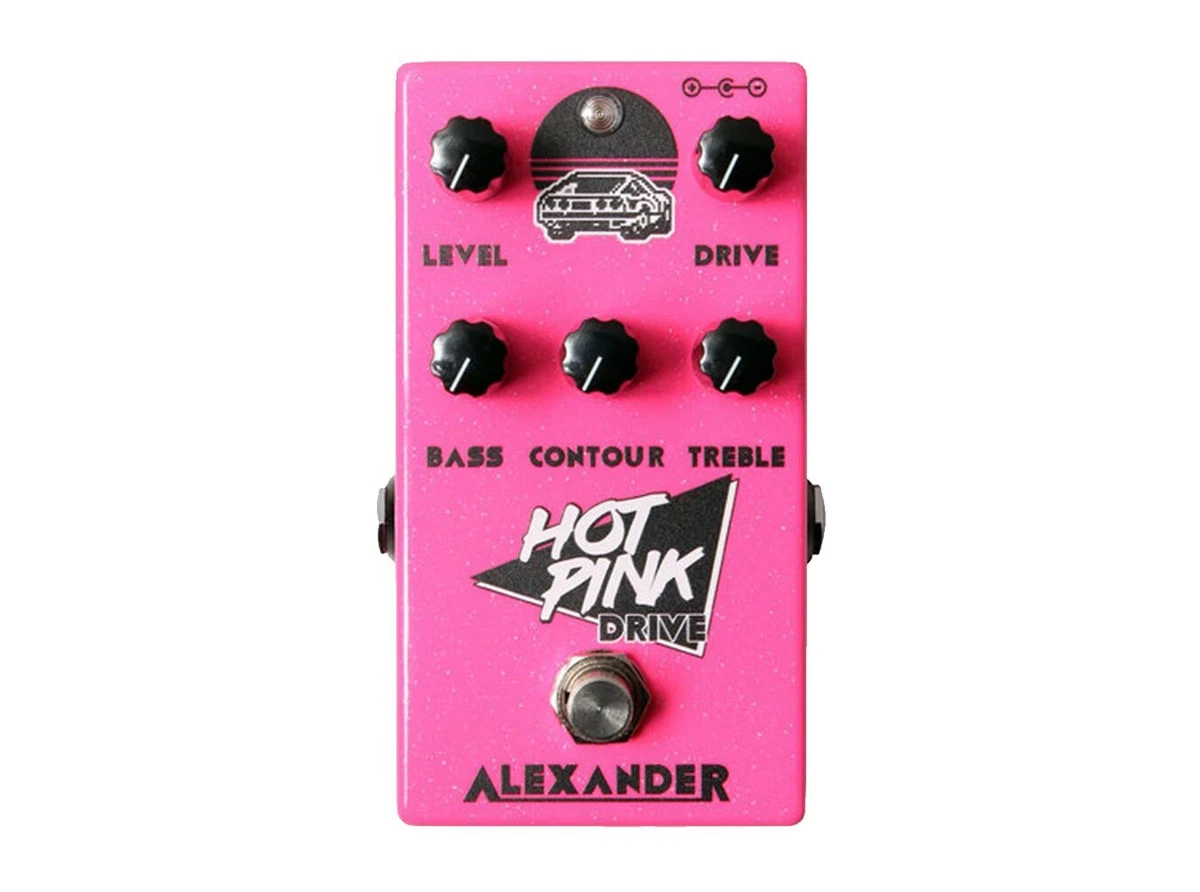 Alexander Pedals Hot Pink Drive Distortion Pedal EFFECTS NEW