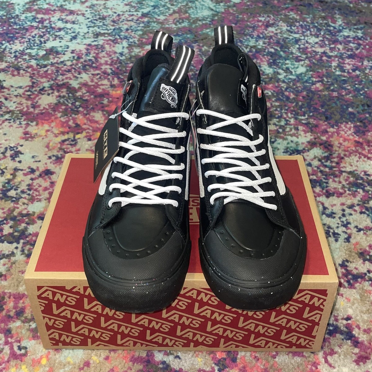 VANS★SK8-HI MTE-2★GLITTER BLACK GLITTER Vans Sk8-Hi MTE-2 “Black Glitter” Men's Size 7.5 Women's
