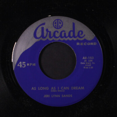 JERI LYNN SANDS: steady freddy / as long as i can dream Arcade Record 7'' Single