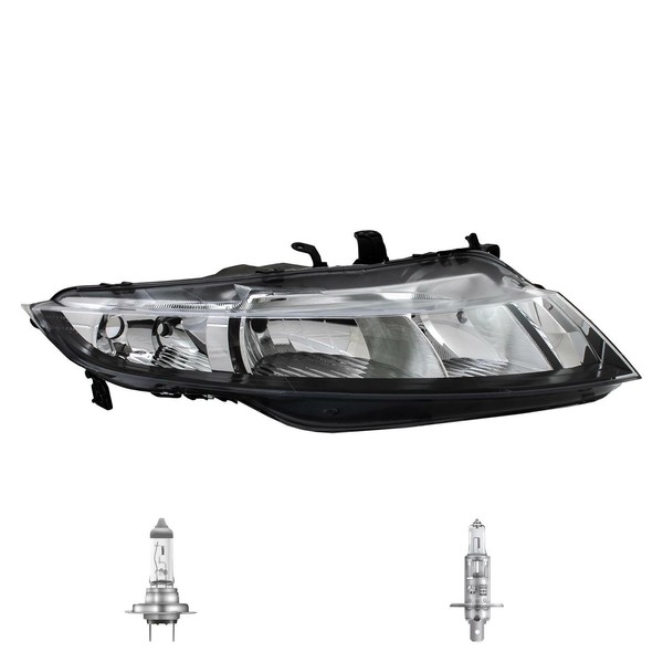 Halogen Scheinwerfer Rechts H1 FüR Honda Civic Viii Hatchback Inklusive Lampen-image