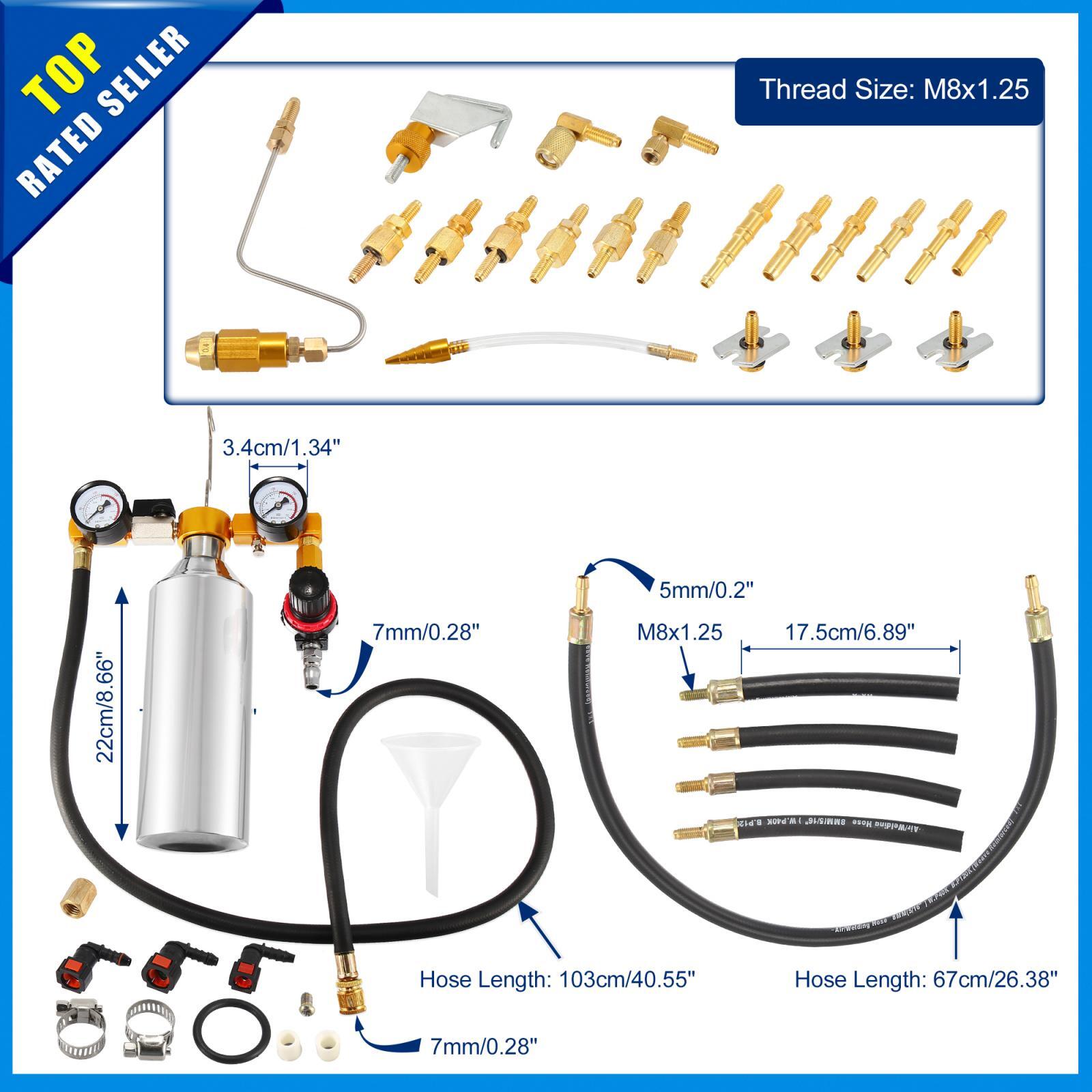 Pack of 1 Set Vehicle Non Dismantle Fuel Injector Cleaner Fuel Cleaning Tool