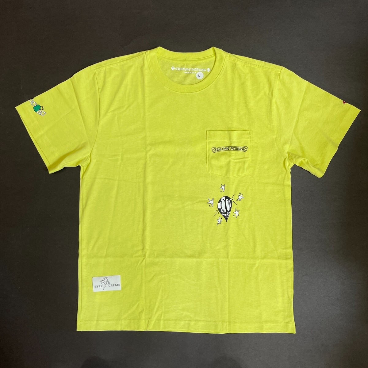 Auth New Chrome Hearts CH x Matty Boy Linked Logo Tee Shirt Auth New Chrome Hearts CH x Matty Boy Linked Logo Tee Shirt