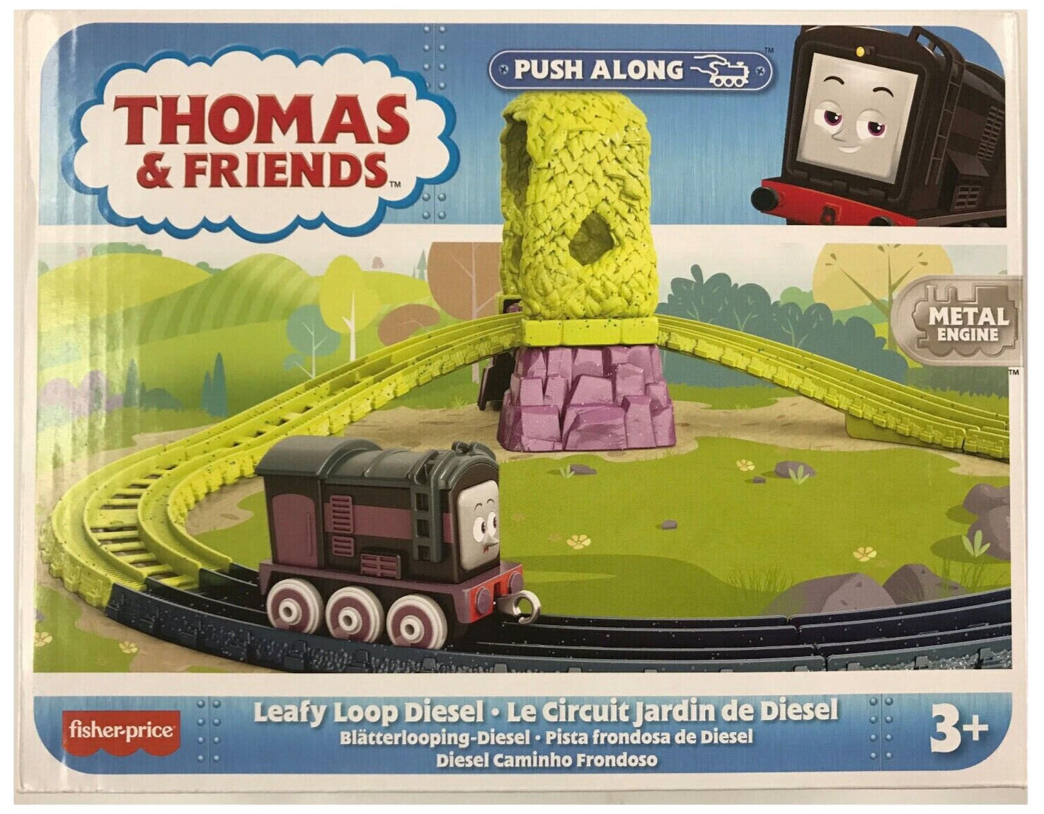 Thomas &Friends Leafy Loop Diesel Track Master Push Along Loop Playset Official