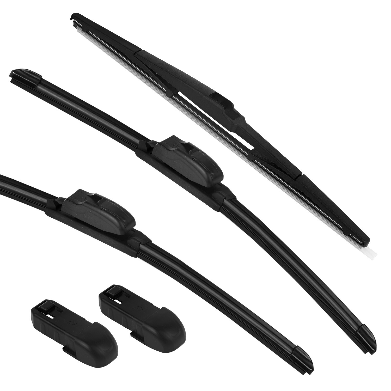Front + Rear Wiper Blades Set fits Lexus RX330 RX350 RX400h RX450h