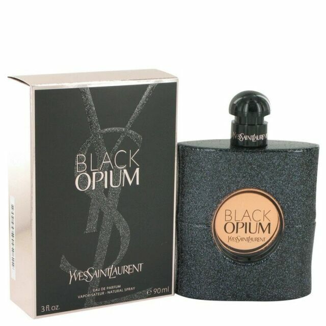 YSL Eau De Parfum Spray for Women, Black Opium, 3 Ounce