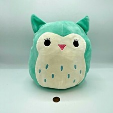 Squishmallows Kellytoy Plush Stuffed Animal 9" Owl Teal Retired