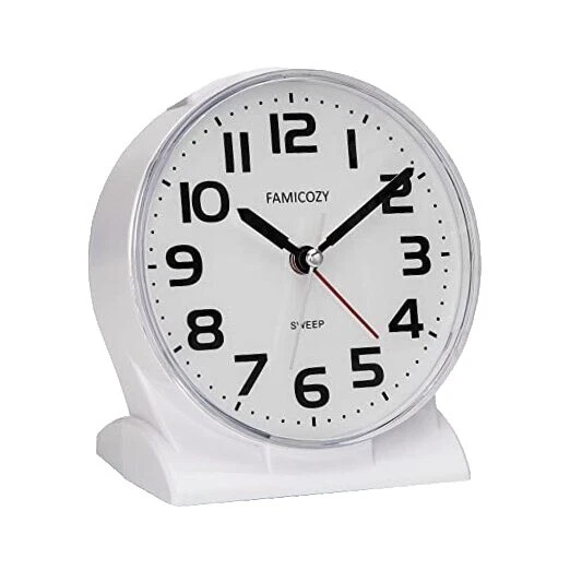 Relojes despertadores de tradicional Blanco y Radio Reloj