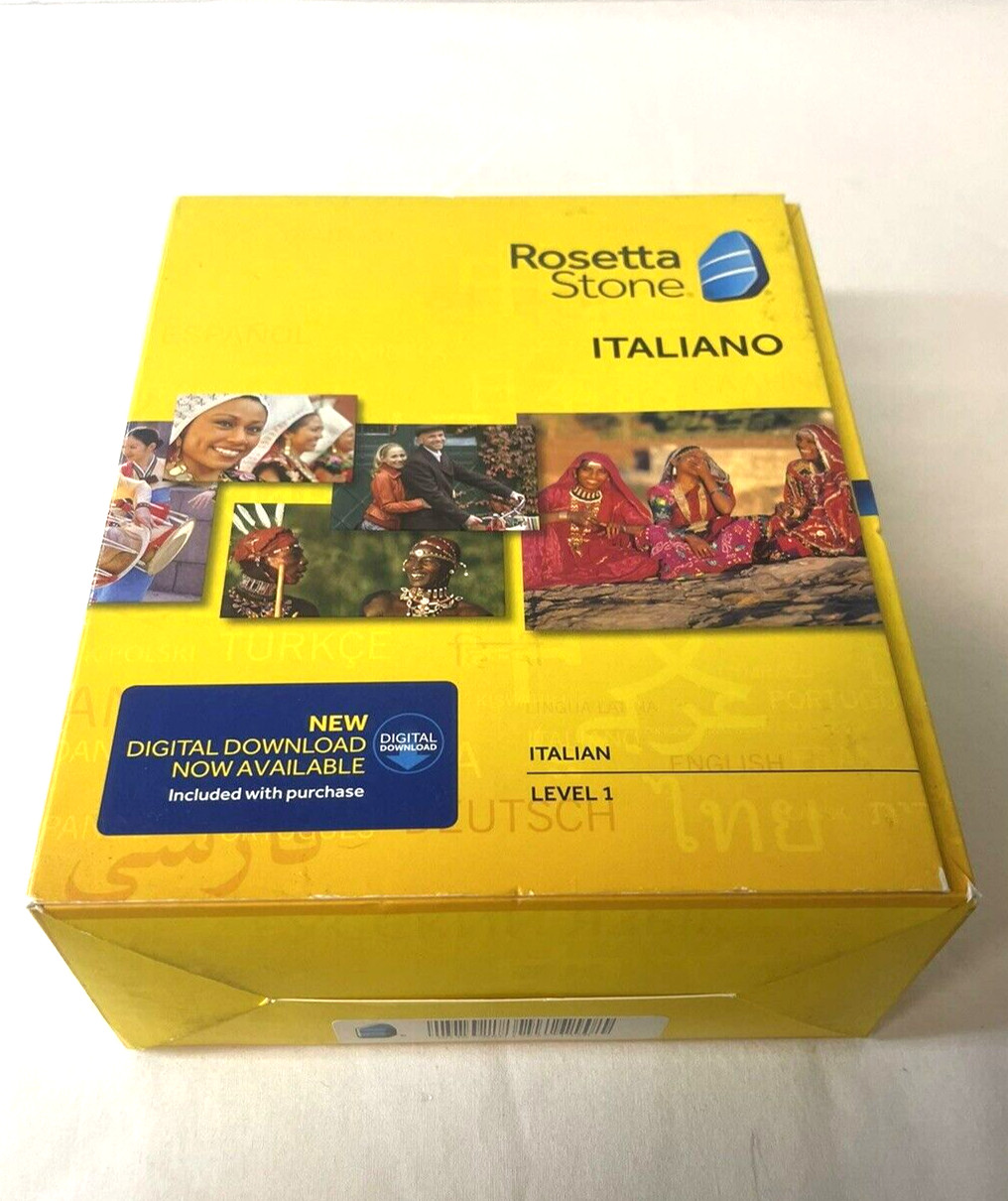 ROSETTA STONE Italiano: Italian Level 1 Version 4 Language CD With  Headphones - Mary Kay's Furniture