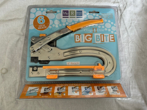 Crop-A-Dile II - Big Bite Punch We R Memory Keepers 6” Reach New American Crafts
