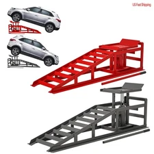 Hydraulic Car Ramps 2 Pack 5T 11,000lbs Low Profile Vehicle Lift Ramps for Garag