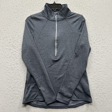 Champion Women's Size Small Dark Heather Gray Half Zip Activewear Pullover