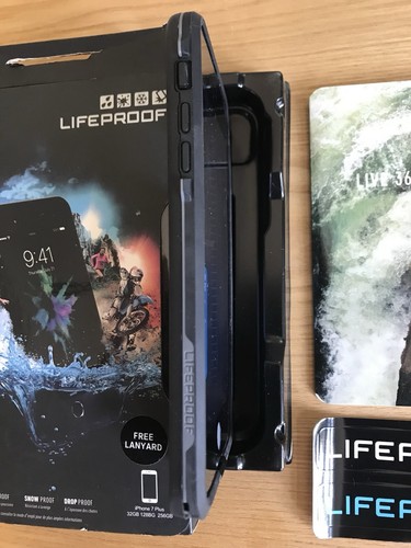 Fre Lifeproof Black iPhone 7+/8+ Waterproof Phone Case - Picture 5 of 6
