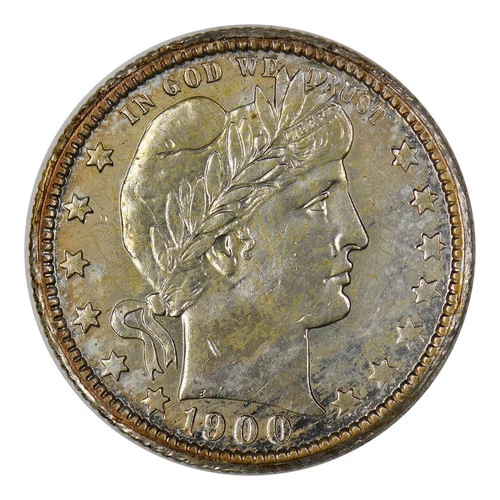 1900-O Barber Quarter — photo from another recent sale
