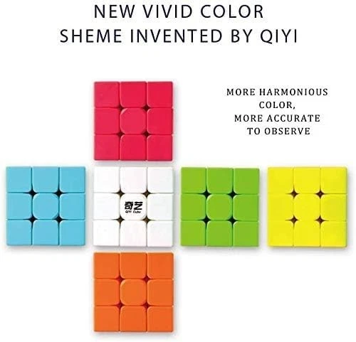 QY Toys Warrior W Speed Cube 3X3 — волшебный куб без наклеек 3X3X3 головоломки игрушки (56 мм) - Изображение 2 из 4