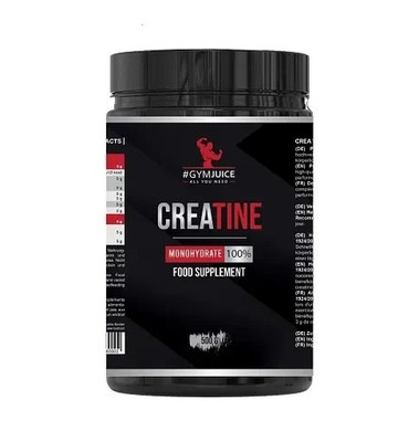 Creatine Monohydrate, 500g, Kreatin Monohydrat, Pulver, Mesh 200, von Gymjuice