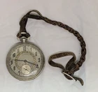Antique 1923 Illinois Time King Grade 405 17 Jewel 12s Wadsworth Pendant Case