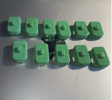 11 Vintage Tudor Electric Football "Haiti Era" Single Clip Rookie Bases 1970s