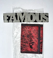 Famous Stars And Straps OG Scribble Wallet NWT Travis Barker Blink 182 Y2K RARE