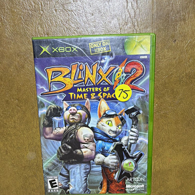 Microsoft Blinx 2: Masters of Time & Space Action Adventure E Xbox Disc+Manual