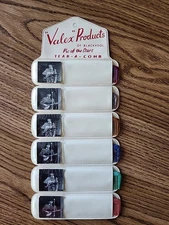 The Beatles original 1963 UK Valex Product 6 pack comb store unpunched display !
