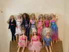 Vintage Lot of 10 Fashion Mattel Barbie Dolls 1998-2002