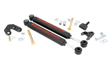 Rough Country Front Dual Steering Stabilizer for Jeep Cherokee Comanche Wrangler