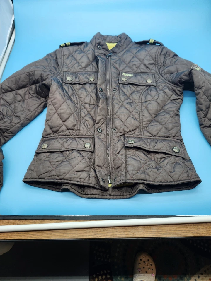 Chaqueta ecuestre acolchada Pikeur para mujer abrigo de equitación negro - cremallera ligera... Foto 2 de 4