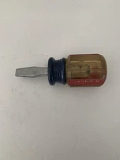 Vintage CRAFTSMAN 4151   WF Stubby 1/4 Flat Head Screw Driver Made in USA !