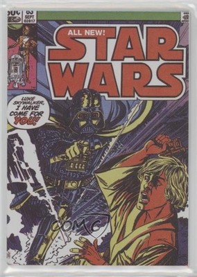 2024 Topps Star Wars Masterwork Marvel Comic Covers Rainbow Foil 128/299 19hu