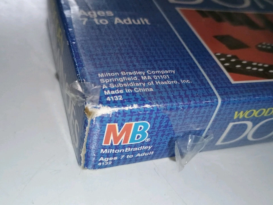 Vintage Milton Bradley MB Wooden Dragon Dominoes Double  Nine (55 pc)  Sealed - Image 3 of 3