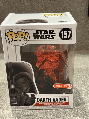 Funko Pop! Star Wars: Darth Vader #157, Target Exclusive Red Chrome *Vaulted*