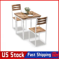 Dining Room Table Sets, 3 Piece Kitchen Table & Chair Sets, Space Saving Design