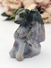 Ocean Jasper Gargoyle Dragon Griffin Carving Crystal 5cm 56g Gryphon 