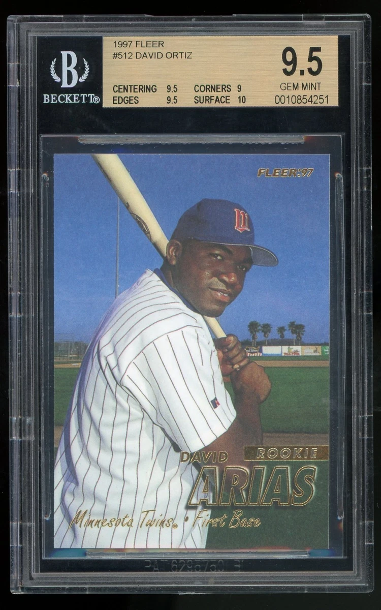 Fleer David Ortiz Rookie Baseball Sports Trading Cards