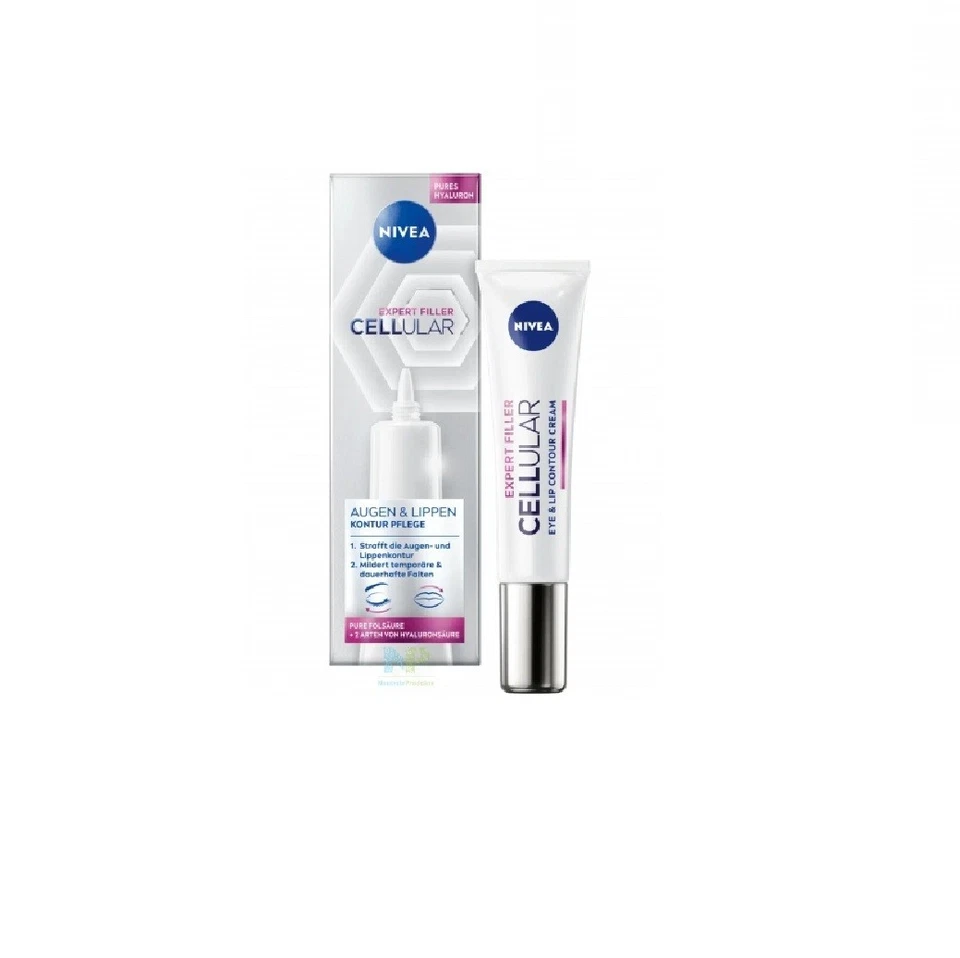 Nivea Expert Filler Cellular Augen & Lippen Kontur Pflege 15ml - NEU